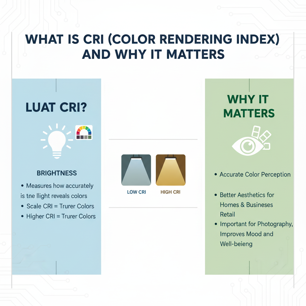 What is CRI (Color Rendering Index) and Why It Matters – Bangla Bati