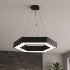 Modern LED Pendant Light - Hollow Hexagon
